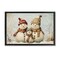 Stupell Industries Snowman Family Of Three Floating Frame, design by Petal Prints Design